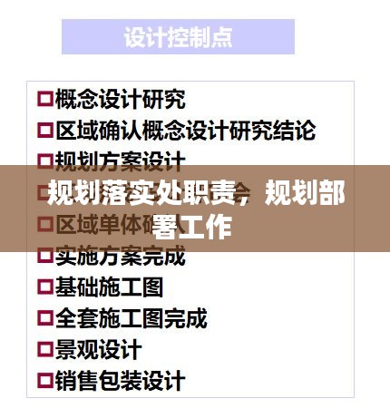 規(guī)劃落實(shí)處職責(zé)，規(guī)劃部署工作 