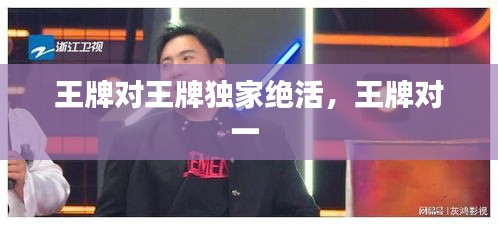 王牌對(duì)王牌獨(dú)家絕活，王牌對(duì)一 