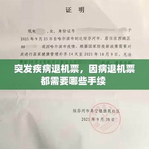 突發(fā)疾病退機票，因病退機票都需要哪些手續(xù) 