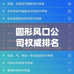 圓形風(fēng)口公司權(quán)威排名榜單揭曉！